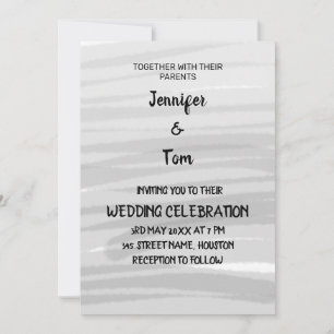 Colourful watercolor abstract add name text invitation