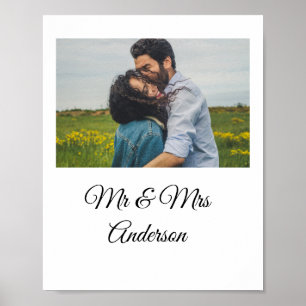 Colourful watercolor add your name image text poster
