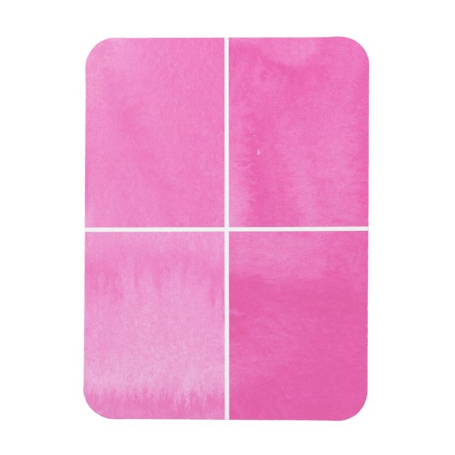 colourful watercolor background for your 2 magnet (Vertical)