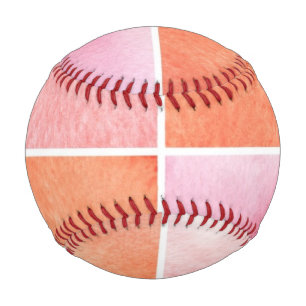 colourful watercolor baseball