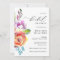 Colourful Watercolor Boho Floral Bridal Shower