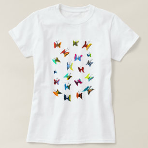 Colourful watercolor butterflies T-Shirt