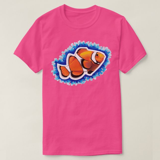 Colourful watercolor clownfish T-Shirt (Design Front)