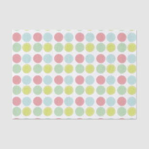 Colourful Watercolor Dots  Tissue Paper