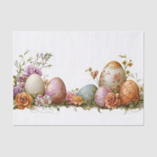 Colourful watercolor Easter Eggs Tissue Paper