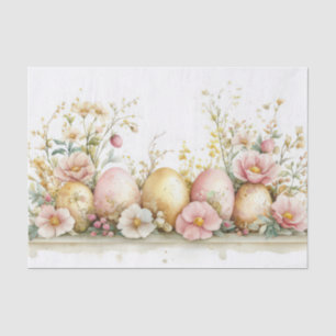 Colourful watercolor Easter Eggs Tissue Paper