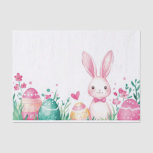 Colourful watercolor Easter Eggs Tissue Paper