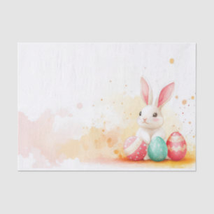 Colourful watercolor Easter Eggs Tissue Paper
