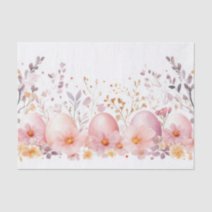 Colourful watercolor Easter Eggs Tissue Paper