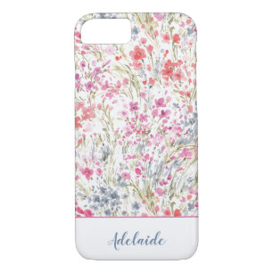Colourful Watercolor Flower Pattern Case-Mate iPhone Case