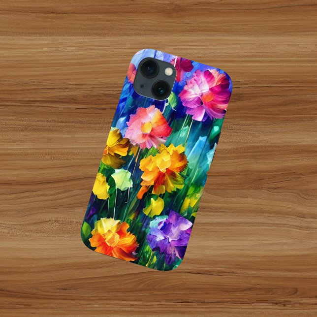 Colourful Watercolor Flowers Art Case-Mate iPhone Case (Creator Uploaded)