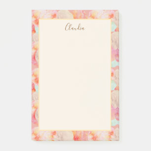 Colourful Watercolor Ice Cream Personal Stationery Post-it Notes