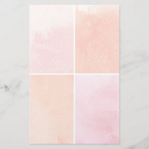 colourful watercolor stationery