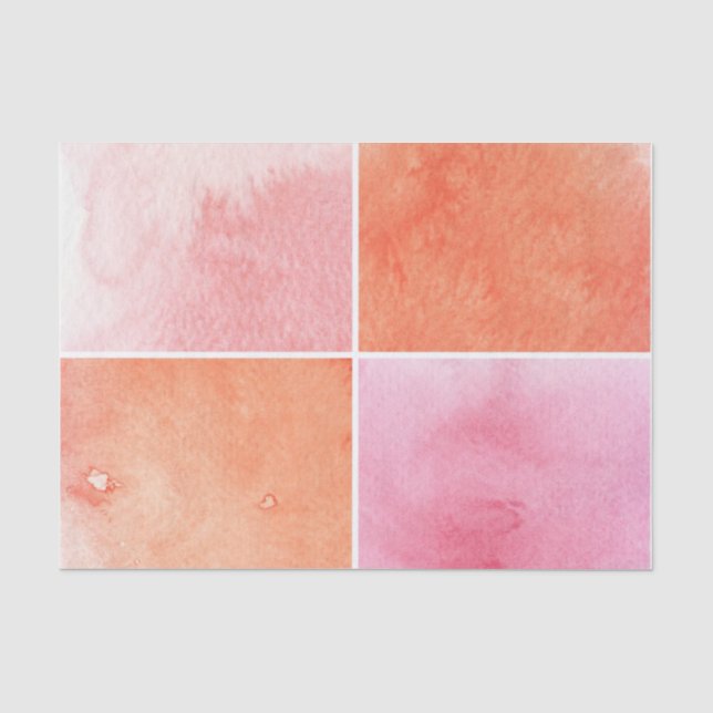 colourful watercolor tissue paper (Front)