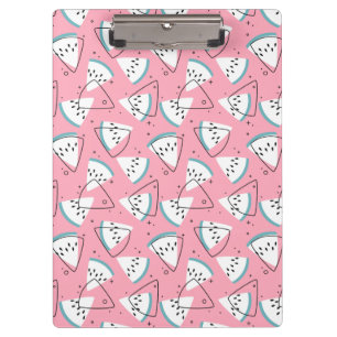 Colourful Watercolor Watermelons Clipboard