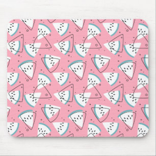 Colourful Watercolor Watermelons Mouse Pad