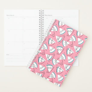 Colourful Watercolor Watermelons Planner