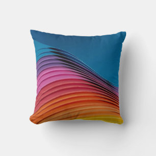 Colourful Wave Cushion
