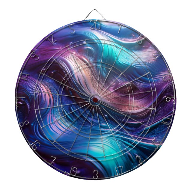 Colourful Wave Dartboard (Front)