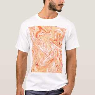 Colourful Wave Liquid Paint Texture T-Shirt