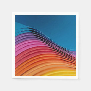 Colourful Wave Napkin