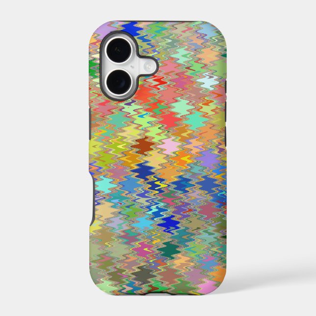Colourful Wave Pattern (Back)