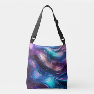 Colourful Waves Crossbody Bag