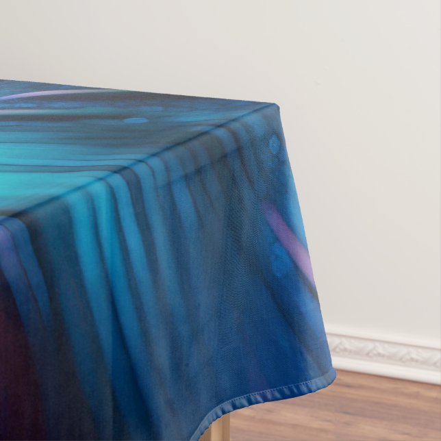 Colourful Waves Tablecloth (In Situ)