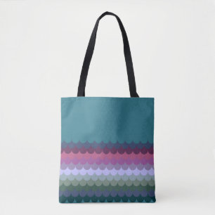 Colourful Waves Tote Bag