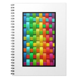 Colourful Weave Photo Notebook