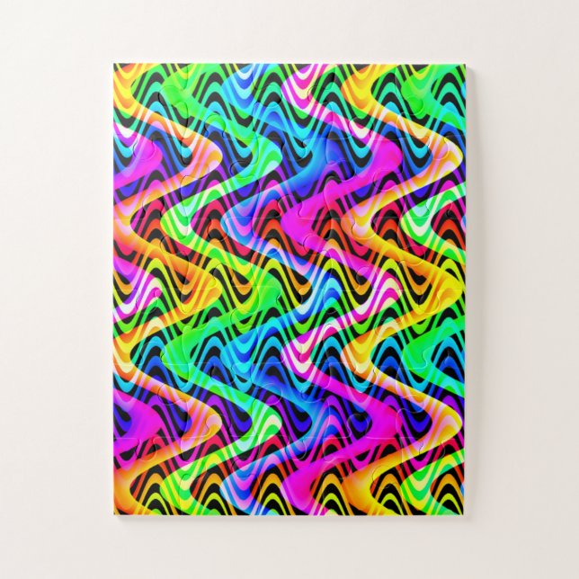 colourful weaves jigsaw puzzle (Vertical)