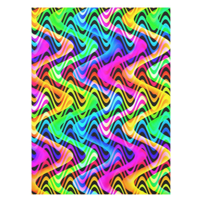 colourful weaves tablecloth (Front)