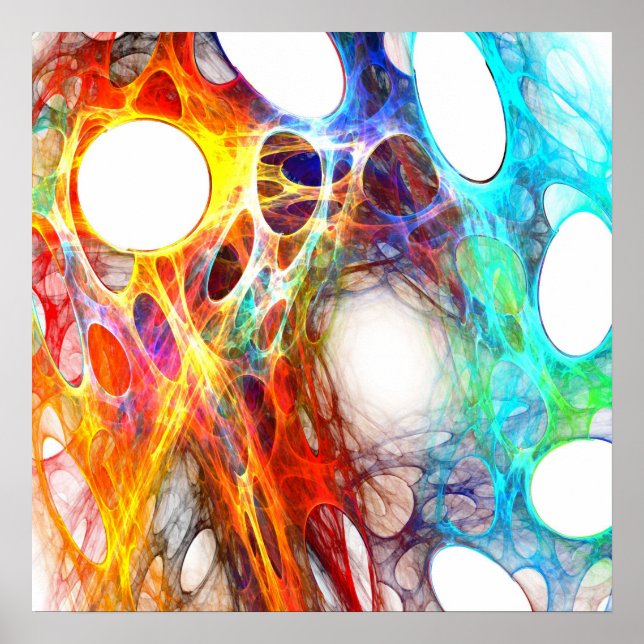 Colourful web - Poster (Front)