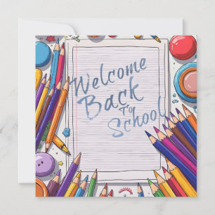 Colourful Welcome Back to School Design