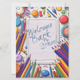 Colourful Welcome Back to School Design