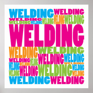 Colourful Welding Poster