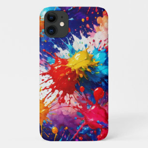 Colourful Wet Paint Splash Design Case-Mate iPhone Case