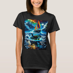Colourful Whale Watching T-Shirt