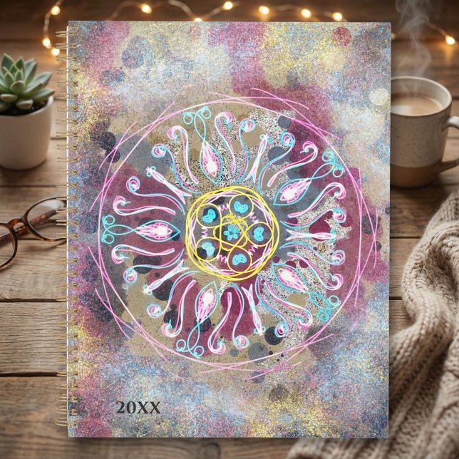 Colourful whimsical Boho floral planner (Creator Uploaded)