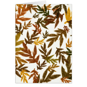 Colourful Whimsical Fall Autumn Rustic Leaves