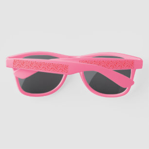 Colourful Whimsical Small Hearts Red Pink White Sunglasses