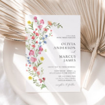 Colourful Whimsical Wildflower Fairytale Wedding