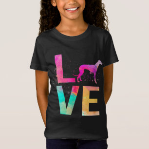 Colourful Whippet Dog Mum Gifts Whippet T-Shirt