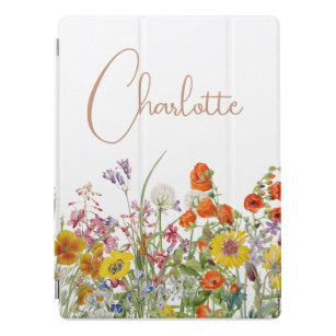 Colourful Wild Flowers Country Botanical Name iPad Pro Cover