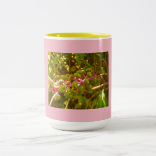 Colourful Wild Ink Berries Ink Bloom Two-Tone Coffee Mug
