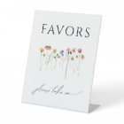 Colourful Wildflower Baby Shower Favours