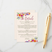 Colourful Wildflower Bloom Vintage Garden Wedding