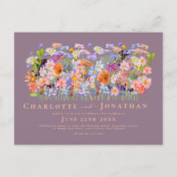 Colourful Wildflower Boho Chic Wedding