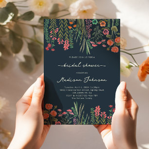 Colourful Wildflower Bridal Shower Invitation