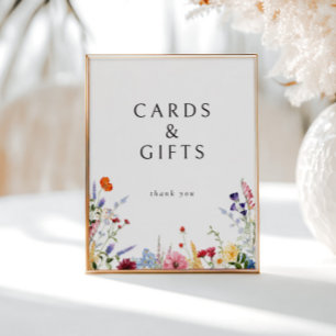 Colourful Wildflower Cards & Gifts Downloadable Poster